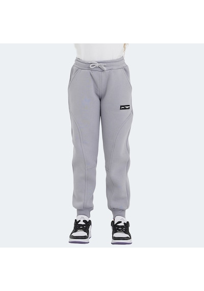 Slazenger LAVRA Çocuk Cepli Taş Gri Eşofman Altı
