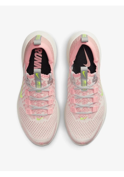 Nike React Run Flyknit Walk Runnig Shoes Yürüyüş Koşu Ayakkabısı Pembe Pudra Pembe Yeşil