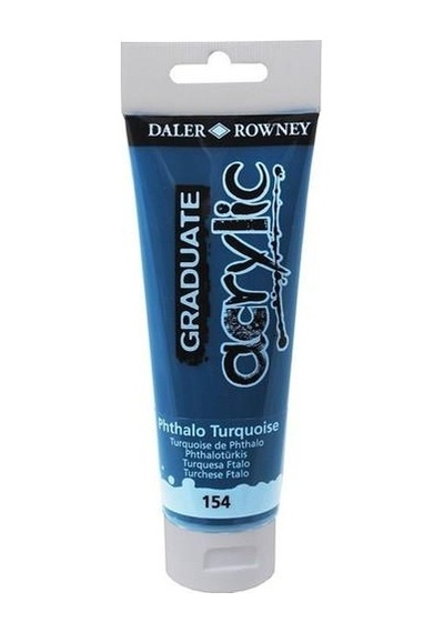 Daler Rowney Akrilik Boya 154 Phthalo Turquiose 120 ML