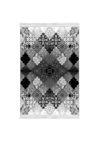 Eko Trend Djt Yıkanabilir Kaymaz Taban 3 Lü Yatak Odası Takımı Mu120 Patchwork gri