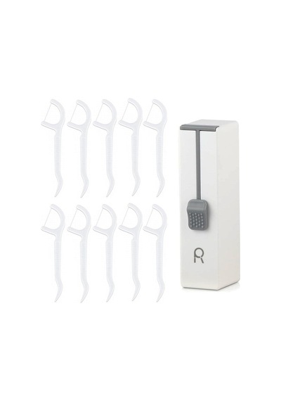 Sn-37856 Taşınabilir 10 Lu Mini Diş İpi Saklama Kutusu Beyaz