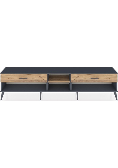 Arges Tv Ünitesi Tek Raflı 2 Çekmeceli 220x30x51 Antrasit-çam Atlas Çam/atlas Çam - Antrasıt Arges Tv Ünitesi Tek Raflı 2 Çekmeceli 220x30x51 Antrasit-çam Atlas Çam/atlas Çam - Antrasıt