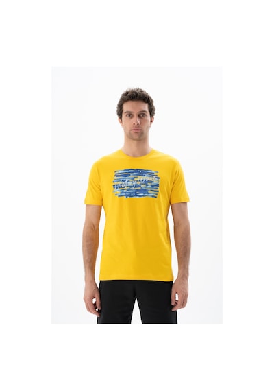 AR-MA Arma Erkek Regular Fit Bisiklet Yaka Tişört Y25344403001 Sarı
