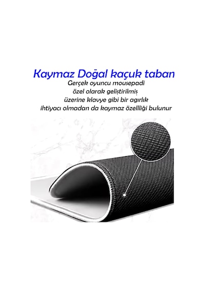 Dolar Baskılı Oyun Gaming Klavye Mouse Pad Kaymaz Taban Kenarları Dikişli Su Geçirmez Masa Matı 70x30 Cm
