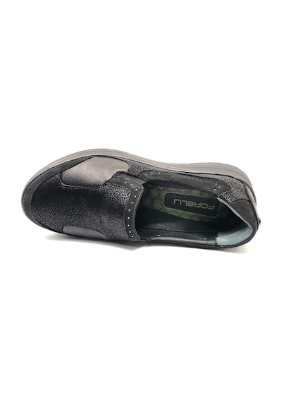 Forelli Faye Hakiki Deri Ortopedik Comfort Kadın Casual Ayakkabı Siyah