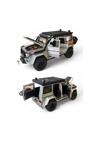 Çek Bırak Işıklı Ve Sesli Off Road Jeep 23 Cm Çekme Halat İpli Metal Kasa Açılabilir Kapılar 43828170