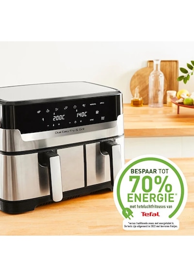 Tefal Easy Fry & Grill Dual 8.3 L Az Yağlı Fritöz