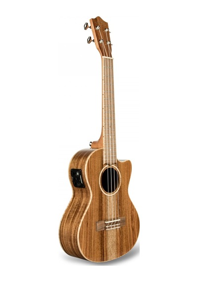 Lanikai Acs-cet Akasya Tenor Elektro Ukulele Profesyonel - Masif