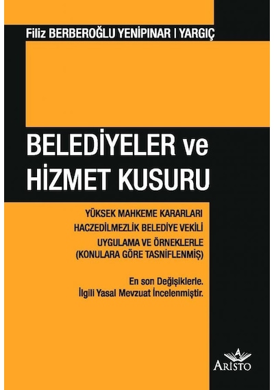 Belediyeler ve Hizmet Kusuru N11.631