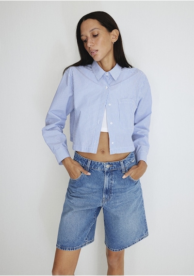 Mavi - Melina All Blue İndigo Mavisi Jean Şort 1410144-87086 Mavi