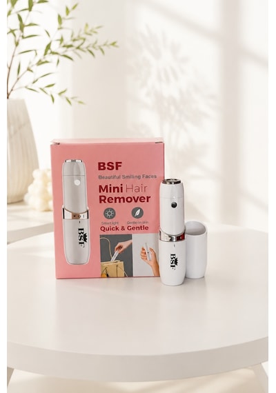 BSF Beautiful Smiling Faces Ls-01 Mini Face Yüz Tüy Alma Tıraş Makinesi Temizleme Fırçası