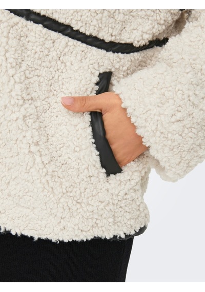 Only Onlparıs Teddy Jacket Lıfe Otw Cs Kadın Beyaz Mont - 15322440