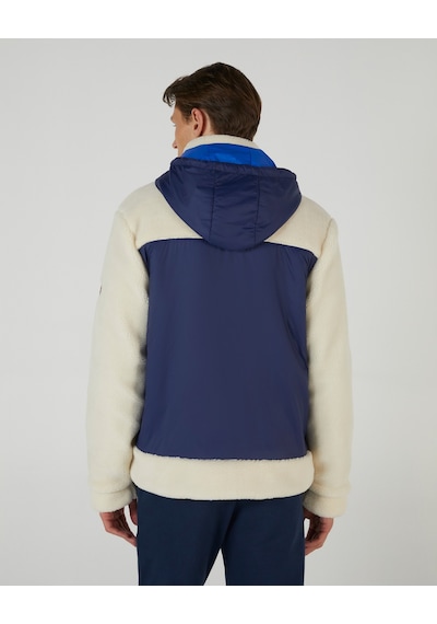 Skechers M Outdoor Fleece Full Zip Sherpa Erkek Offwhite Mont S242039-102 Beyaz Skechers M Outdoor Fleece Full Zip Sherpa Erkek Offwhite Mont S242039-102 Beyaz