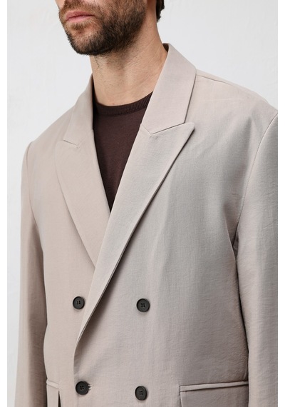 Antioch Modal Karışımlı Relaxed Fit Erkek Blazer Ceket Bej