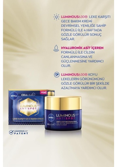 Luminous630 Leke Karşıtı Cilt Bakım Rutin, Güneş Koruyucu Yüz Kremi 40ml Ve Gece Kremi,çanta Hediye