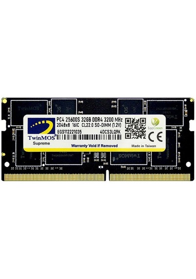 32 GB DDR4 3200 TWINMOS MDD432GB3200N NB