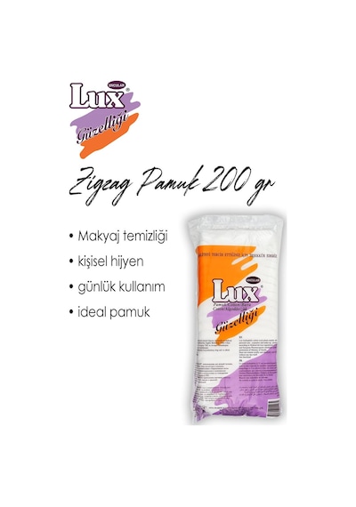 Lux 13 Al 11 Öde Zigzag Pamuk 200 Gr Ve Rosıe