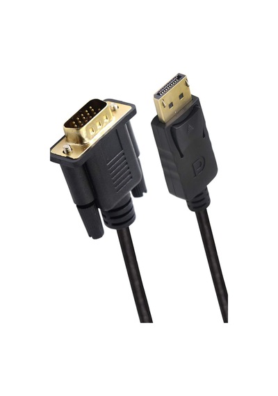 Display'den Vga'ya, Displayport Vga Dönüştürücü 1080p Monitör Bilgisayar Tv Çevirici