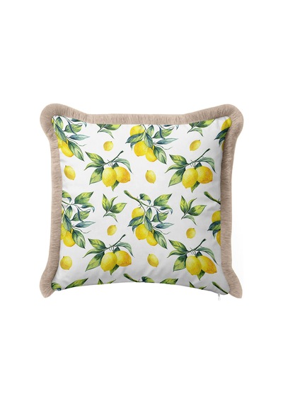 Limon Bahçesi Saçaklı Yastık Kılıfı - Akdeniz Esintisi Modern Yeşil Sarı Püsküllü Kırlent Kılıfı Doğumu Açık Gri Limon Bahçesi Saçaklı Yastık Kılıfı - Akdeniz Esintisi Modern Yeşil Sarı Püsküllü Kırlent Kılıfı Doğumu Açık Gri