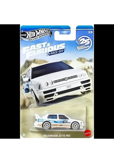 Hot Wheels Silver Series Fast & Furious Volkswagen Jetta Mk3 - Hnr88-jkx17