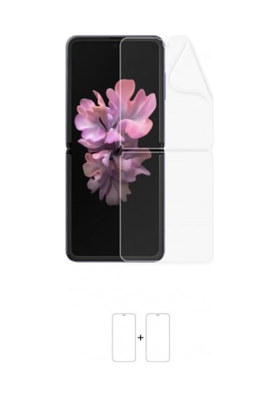 Galaxy Z Flip Ekran Koruyucu 1+1 Ön Poliüretan Film