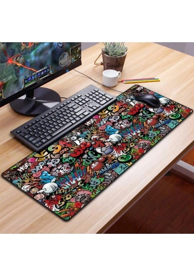 Sge Teknoloji 65 X 25 Cm Paint Dikişli Mouse Pad