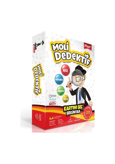 Moli Dedektif Kartını Seç Şeklini Bul Kutu Oyunları - Mavi Su Dünyası