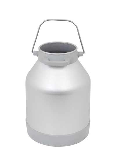 Melasty Süt Sağma Makinesi Alüminyum Süt Güğümü 20 Litre İki Kulp-tek Saplı Dar Ağız Kapak Hariç -1732