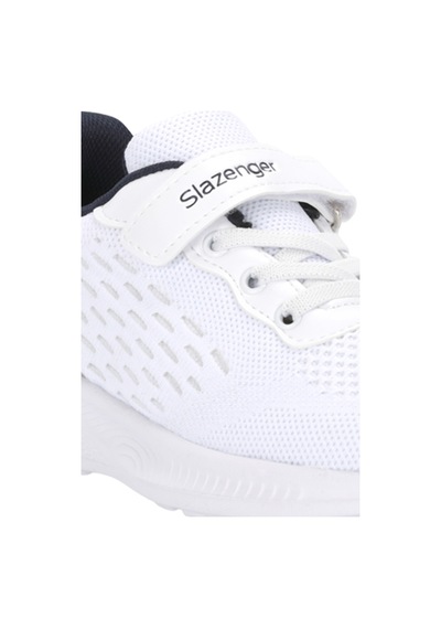 Slazenger Funkytown I Unisex Çocuk Cırt Cırtlı Beyaz / Lacivert Günlük Spor Ayakkabısı