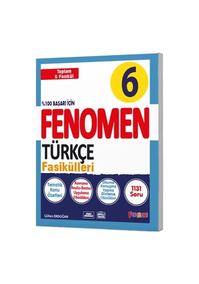 Fenomen 2025-2026 6. Sınıf Türkçe %100 Başarı İçin Türkçe