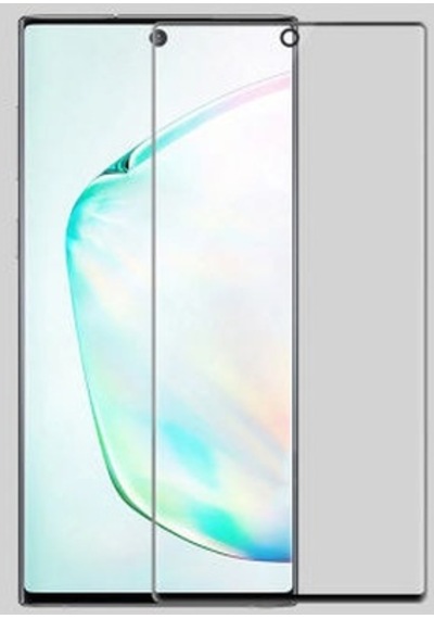 Samsung Galaxy Note 10 Plus İle Uyumlu Şeffaf Esnek Kavisli Ekranı Tam Kaplayan Pet Ekran Koruyucu