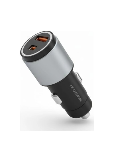 Durukar Araç İçi Çakmaklığa Takılantype-c Ve Usb Girişli 2 Portlu Hızlı Şarj Adaptörü