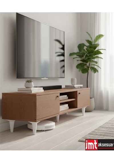 Aspen 18 Cm Beyaz 4'lü Set Koltuk Baza Dolap Tv Ünitesi Yatak Odası Konsol Ayağı Beyaz