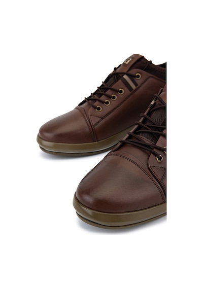 Tamer Tanca Erkek Hakiki Deri Kahverengi Casual Ayakkabı 870 21652 Erk Ayk Y26 Kahve Dr