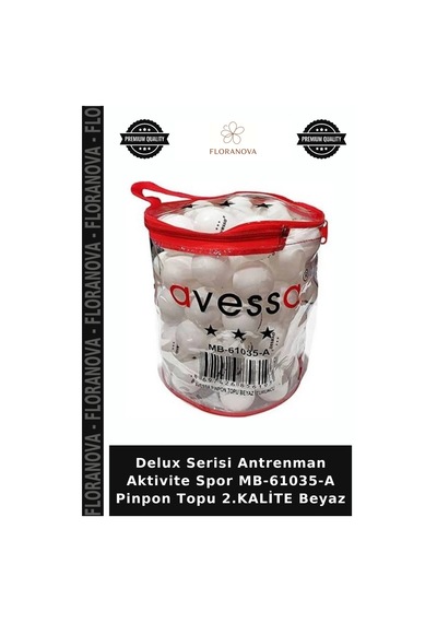 Delux Serisi Antrenman Aktivite Spor Mb-61035-a Pinpon Topu 2.kalite Beyaz