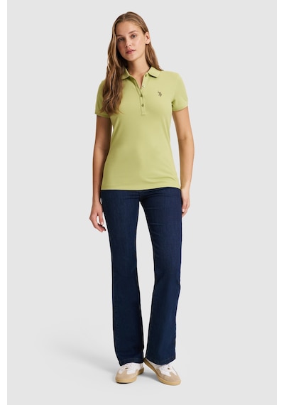U.s. Polo Assn. Kadın Çağla Tişört Basic 50321818-vr016 Cagla