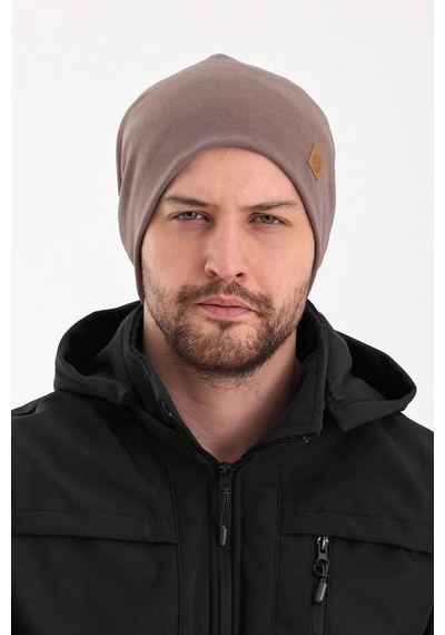Erkek Termal %100 Pamuklu Soft 2 Stil 1 Arada Bere Premium Cuts Serisi - Standart / Kahverengi Kahverengi
