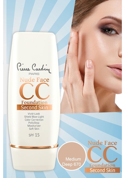 Pierre Cardin Nude Face CC Cream SPF15 Medium Deep