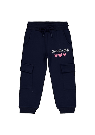 Civil Girls Kargo Cepli 2-5 Yaş Eşofman Altı - Lacivert