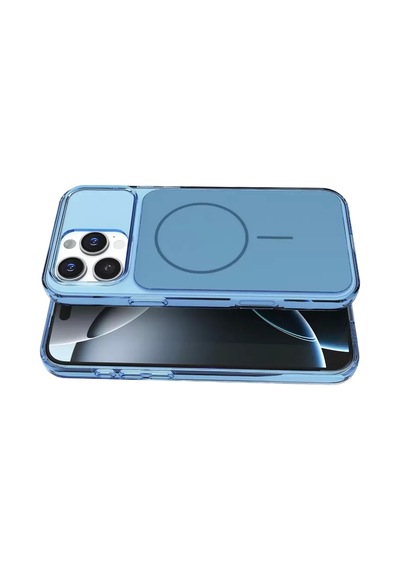İphone 16 Pro Max Bruma Magsafe Kapak - Mavi