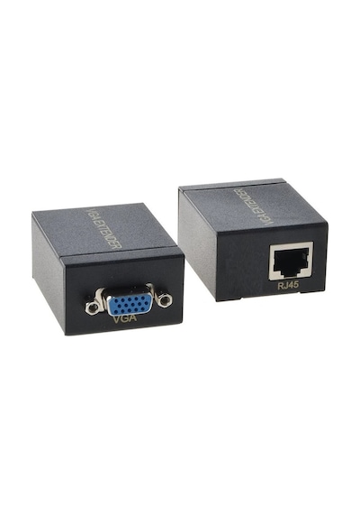 Alfais 4896 60 Metre Rj45 Vga Ek Uzatici Cat5E 6 Kablosu Extender