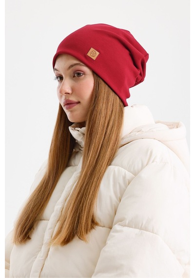 Butikgiz Termal %100 Pamuklu Soft 2 Stil 1 Arada Bere Premium Cuts Serisi Bordo