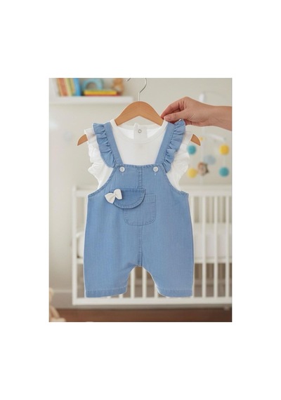 Altıntaş Baby Fırfır Kol Detaylı Cepli Alttan Çıtçıtlı Bayramlık Tulum Set Açık Mavi Açık Mavi Altıntaş Baby Fırfır Kol Detaylı Cepli Alttan Çıtçıtlı Bayramlık Tulum Set Açık Mavi Açık Mavi
