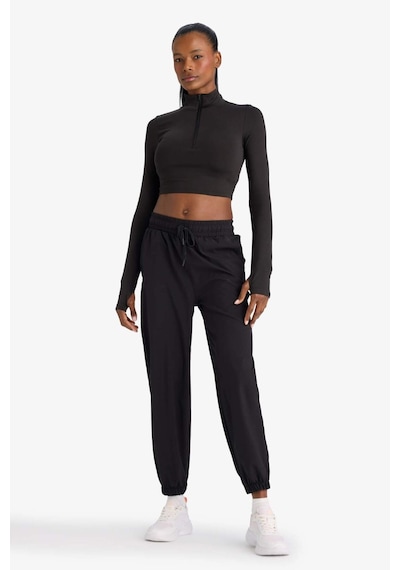 Defacto Defactofit Slim Fit Dar Kesim Fermuarlı Dik Yaka İçi Yumuşak Tüylü Esnek Kumaş Uzun Kollu Tişört W0343az25aubk81 SIYAH Defacto Defactofit Slim Fit Dar Kesim Fermuarlı Dik Yaka İçi Yumuşak Tüylü Esnek Kumaş Uzun Kollu Tişört W0343az25aubk81 SIYAH