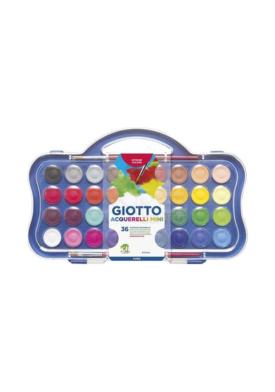 Giotto Sulu Boya Acquarell Blocks 23 Mm 36 Lı 352700 Çok Renkli