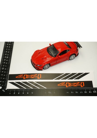 4X4 Off Road Arazi Aracı Yan Aynalar Selefon Kaplama Sticker Seti (551226028)