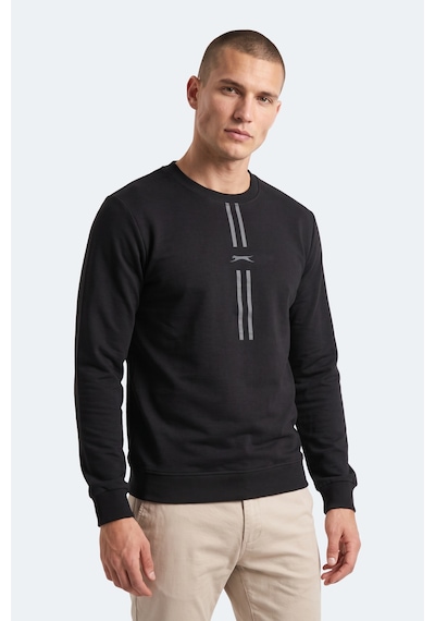 Slazenger Gabıno I Erkek Siyah Sweatshırt