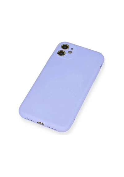 Mey İthalat Apple iPhone Uyumlu 11 Kılıf Nano İçi Kadife Silikon - Lila
