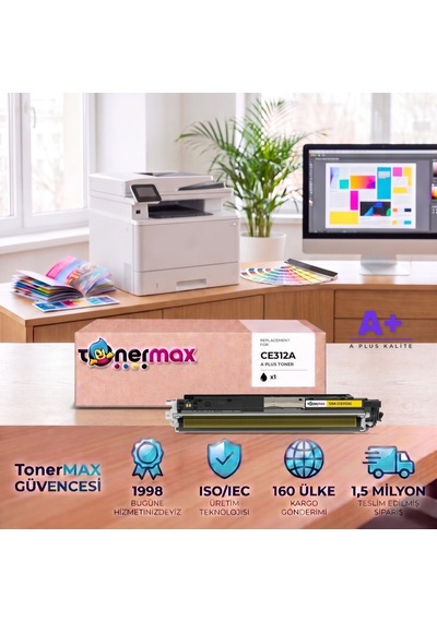 Hp 126a Ce312a Sarı Uyumlu Toner A Plus / Laserjet Pro Cp1025 / M175 / M275