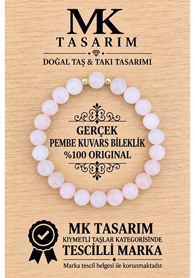 Gerçek Pembe Kuvars Bileklik Mk.7000.874- Rahatlık-dinginlik-enerji- Stres Bilekliği- Renkleri Boya Çok Renkli Gerçek Pembe Kuvars Bileklik Mk.7000.874- Rahatlık-dinginlik-enerji- Stres Bilekliği- Renkleri Boya Çok Renkli